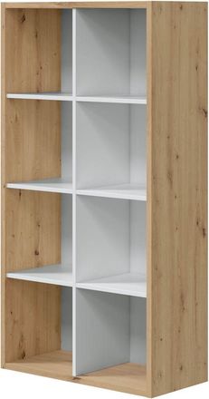 For&eacute;s Fores - Estanteria Alta Cubos Noa Roble Blanco