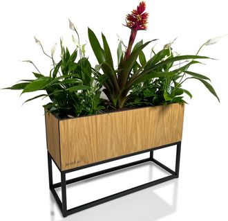 OEM Soporte Para Flores Fiorino De Roble Para Desv&aacute;n, 62 X 22 X 40 Cm