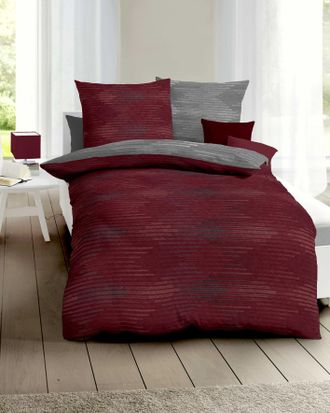 Kaeppel Wendebettwäsche »Ikat« 3 Stk. tlg. angenehm wärmend