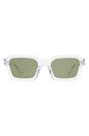 Le Specs Impossible 51mm Square Sunglasses in Clear at Nordstrom