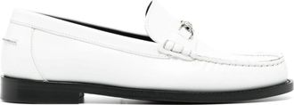 Versace Medusa 95 leather loafers - women - Calf Leather/Calf Leather/Goat Skin/Lambskin - 37 - White