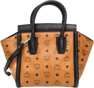 MCM Pre-owned Handbags, female, Brown, Size: ONE SIZE Pre-owned Kathy Small Handbag