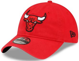 New Era NBA Core Classic 9TWENTY Adjustable Hat Cap One Size Fits All, Red, One size
