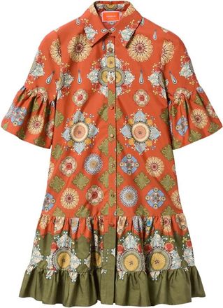 La DoubleJ Choux Jurk - Dames - Korte kleedjes - Veelkleurig - 2XL - Katoen - Kleedjes