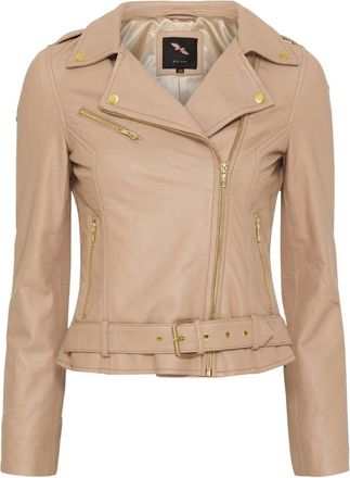BTF-CPH Biker Jacket - Jackets - Mujer - Beige - 2XL