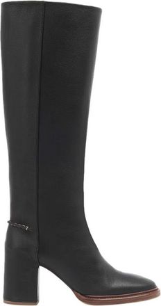 Chlo&eacute; Edith Leather Knee Boots Size 40