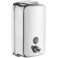 OEM Dispensador De Jab&oacute;n L&iacute;quido Mural, 500 Ml, Acero Inoxidable, Plata, Para Cocina Y Ba&ntilde;o - Crezuo