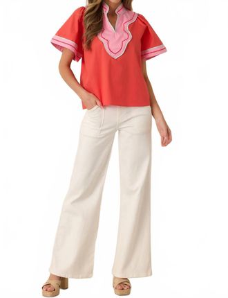THML Clothing Dream Top In Orange