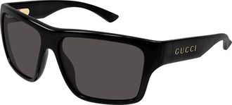 Gucci GG2239S 001 Mens Sunglasses Black Size 59 - Free RX Lenses - Free RX Lenses