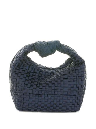 Maria La Rosa mini Datolite woven-texture shoulder bag - women - Polyester/Cotton - One Size - Blue
