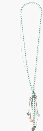 Dsquared2 Metal and Resin Long Necklace with Charms size Unica