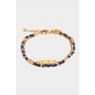 Katie Loxton Birthstone Bracelet September in Lapis Lazuli at Nordstrom