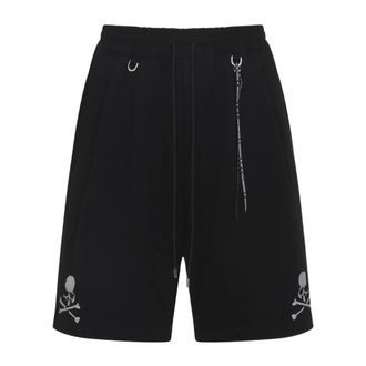 MASTERMIND WORLD Casual Shorts, male, Black, Size: M Glass Beads Shorts