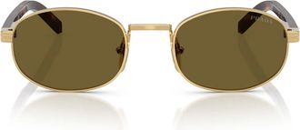 Prada Sunglasses Prb53 S 5 Ak09 Z Gold/Brown Women
