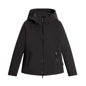 Woolrich Jassen, Dames, Zwart, S, Firth Down Short Parka