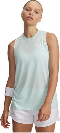 Under Armour Tech Tank Top Twist Womens Clothing Refresh Mint/White : LG (US 12-14), Polyester