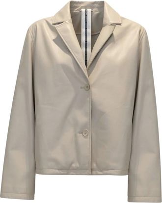 S.W.O.R.D 6.6.44 S.w.o.r.d 6.6.44, Jassen, Dames, Beige, L, Leer, Se 25-8392 SPM Jas