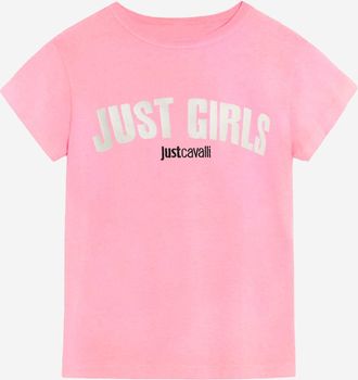 Just Cavalli Baumwoll-T-Shirt mit Logo
