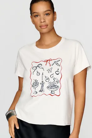 Maeve Agathe Marty x Maeve Caitlin 100% Cotton Holiday Tee