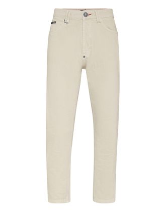 Philipp Plein Denim Trousers Carrot Fit Iconic Plein
