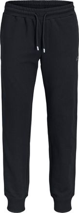 Jack & Jones Sweathose JACK & JONES JPSTGORDON COLLEGE SWEAT PANTS, Herren, Gr. S, N-Gr, schwarz, Web, Obermaterial: 80% Baumwolle, 20% Polyester, unifarben, regul