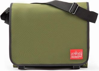 Manhattan Portage DJ 17 Laptop Bag Deluxe in Olive at Nordstrom, Size Large