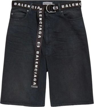 Balenciaga Hombre, Pantalones cortos, Azul, Talla: W32
