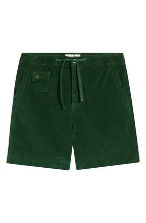 Imperfects Easy Rider Drawstring Corduroy Shorts in Irish Racing Green at Nordstrom, Size X-Large