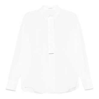 Brunello Cucinelli Dames, Blouses & Shirts, Wit, Maat: XS Katoen
