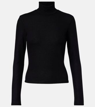 Leset Lauren turtleneck jersey top