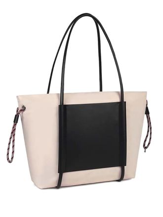 Tous Empire drawstring-detail panelled tote bag - women - Recycled Nylon - One Size - Neutrals