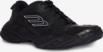 Balenciaga Niedrige Schn&uuml;rsneakers aus Leder Monday