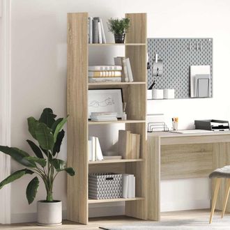 vidaXL Estanter&iacute;a Madera Contrachapada Color Roble Sonoma 60x35x180 Cm Vidaxl