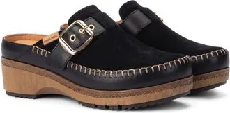 Pikolinos Granada Leather Clog in Black at Nordstrom, Size 37