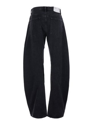 A Gold E Straight-Leg Denim Jeans - Black