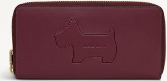 Radley London Dark Cherry Large Zip Around Wallet Hadley Lane SS26 Radley London