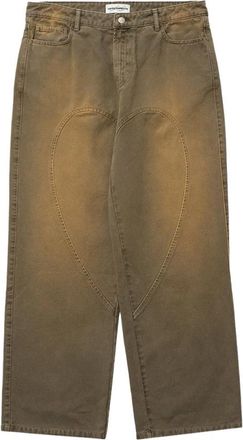 Carne Bollente Love Pants Forever - Dames - Loose Fit Jeans - Groen - W30 - Katoen - Jeans