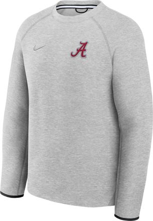 Nike Alabama Tech Fleece Nike Mens College Pullover Crew in Grey | 05L6086NABN-J35