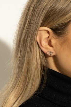 Off-white Brass Earrings, Womens, Gold