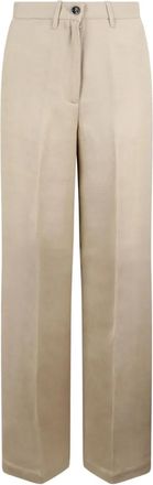 Nine In The Morning pressed-crease trousers - Brown