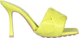 Bottega Veneta Green Slip On Heels