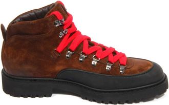Doucal's Leren schoenen met vintage effect - Heren - Wandelschoenen - Bruin - XS - Leer - Fitness