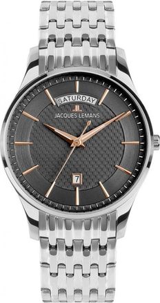 Jacques Lemans 1-2193I Mens London Watch - Silver - One Size