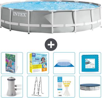 Intex Piscina Prism Frame Redonda - 457x107 Cm - 9-piezas S566