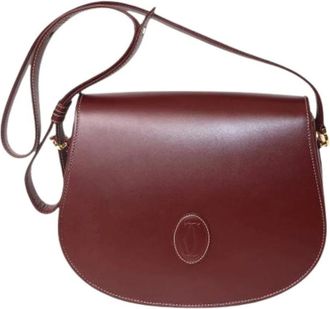 Cartier Pre-owned Cross Body Bags, unisex, Red, Size: ONE SIZE Pre-owned Shoulder Bag