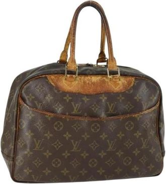 Louis Vuitton Pre-owned Handbags, female, Brown, Size: ONE SIZE Pre-owned Canvas Handbag