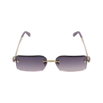 Bulgari Bv40108U Rechthoekige Zonnebril met Verloopglazen - unisex - Accessoires - Geel - Maat: 58 MM
