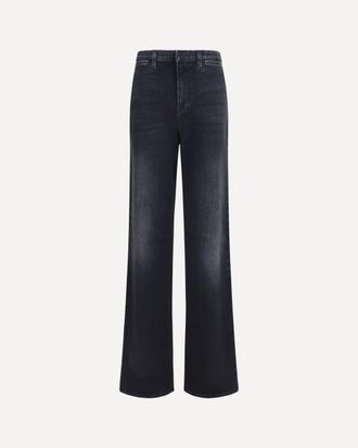 Gucci Stretch cotton Jeans with Web stripe Female 28