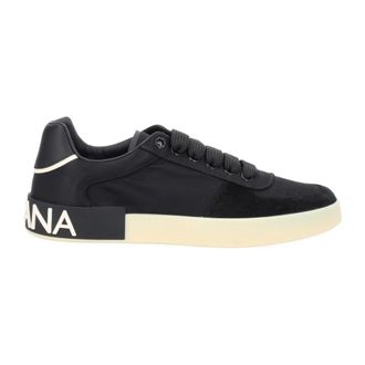 Dolce & Gabbana Heren, Schoenen, Zwart, Maat: 43 EU Leer