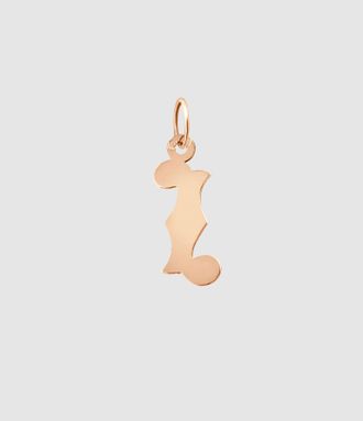 Vanrycke Pendentif Lettrine Or Rose